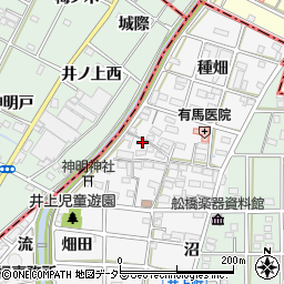 愛知県岩倉市井上町井出北周辺の地図