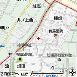 愛知県岩倉市井上町（井出北）周辺の地図