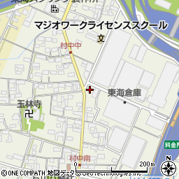 愛知県小牧市村中460周辺の地図