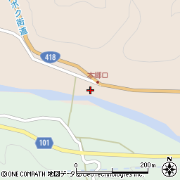 岐阜県恵那市上矢作町3153周辺の地図
