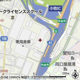 愛知県小牧市村中505-1周辺の地図