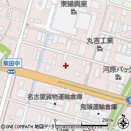 愛知県小牧市東田中2087周辺の地図