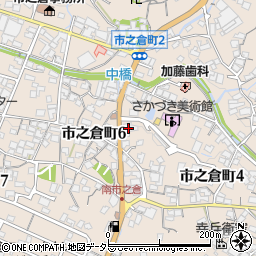東濃信用金庫市之倉支店周辺の地図