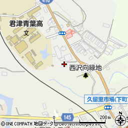 千葉県君津市青柳25周辺の地図
