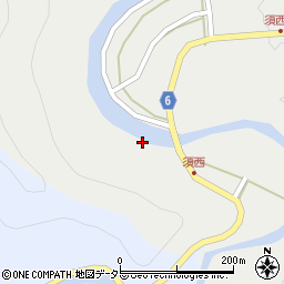 兵庫県養父市大屋町須西189周辺の地図