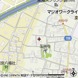 愛知県小牧市村中641周辺の地図