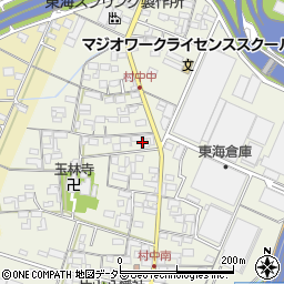 愛知県小牧市村中624周辺の地図