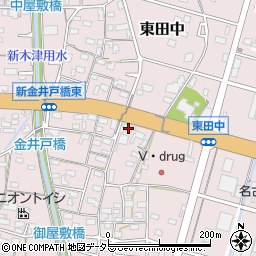 愛知県小牧市東田中1762周辺の地図