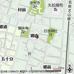 愛知県一宮市千秋町加納馬場（郷内）周辺の地図