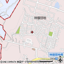 愛知県春日井市神屋町1398-41周辺の地図