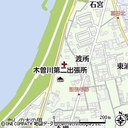 愛知県一宮市冨田砂入周辺の地図