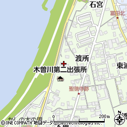 愛知県一宮市冨田（砂入）周辺の地図