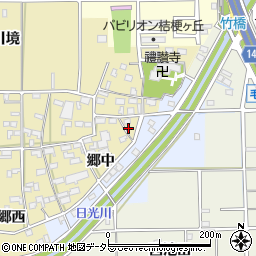 愛知県一宮市大和町福森郷中9-8周辺の地図