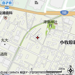 愛知県小牧市小牧原新田1682周辺の地図