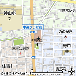 神山公民館周辺の地図