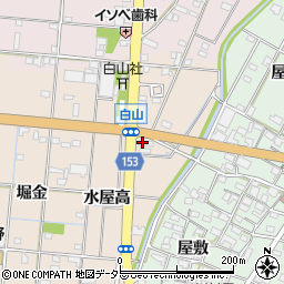 ＥＮＥＯＳ一宮東ＳＳ周辺の地図