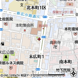 ヘルストロン福知山駅前店周辺の地図