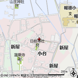神奈川県小田原市小台202周辺の地図
