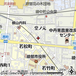 京都府綾部市若松町山塚35-1周辺の地図