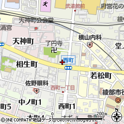 京都北都信用金庫西町支店周辺の地図