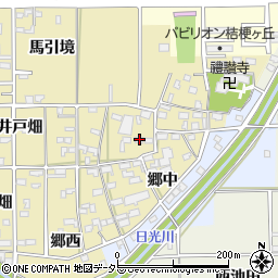 愛知県一宮市大和町福森郷中21周辺の地図