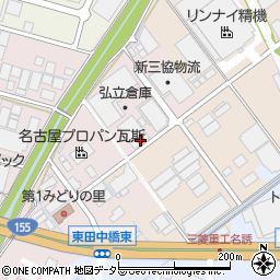 愛知県小牧市東田中1264周辺の地図