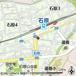 福知山石原郵便局周辺の地図