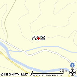 鳥取県八頭郡智頭町八河谷周辺の地図