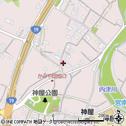 愛知県春日井市神屋町1014周辺の地図