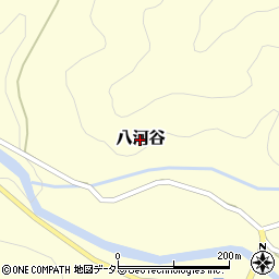 鳥取県智頭町（八頭郡）八河谷周辺の地図
