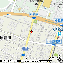 愛知県小牧市小牧原新田1852周辺の地図