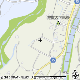 静岡県富士宮市狩宿周辺の地図