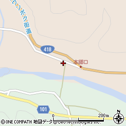 岐阜県恵那市上矢作町3098周辺の地図