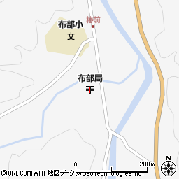 布部郵便局 ＡＴＭ周辺の地図