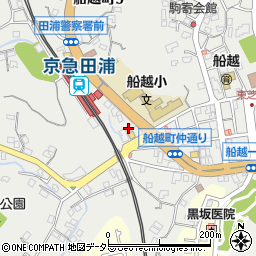 田浦中央整骨院周辺の地図