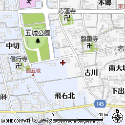 愛知県一宮市東五城古川1周辺の地図
