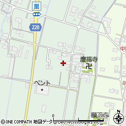 岐阜県安八郡輪之内町里579周辺の地図