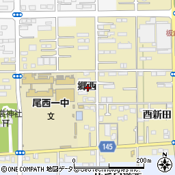 愛知県一宮市三条郷西周辺の地図
