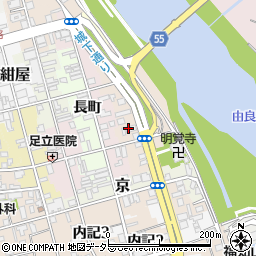 京都府福知山市呉服周辺の地図