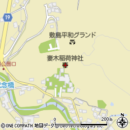 妻木稲荷神社周辺の地図