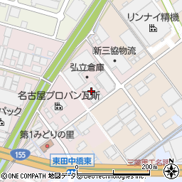 愛知県小牧市東田中1262周辺の地図