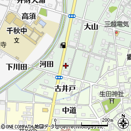 愛知県一宮市千秋町加納馬場大山13-1周辺の地図