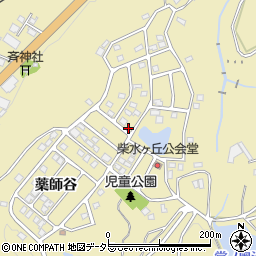 京都府綾部市味方町薬師谷周辺の地図