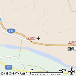 岐阜県恵那市上矢作町3094周辺の地図