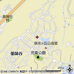 京都府綾部市味方町（薬師谷）周辺の地図