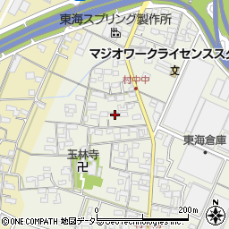 愛知県小牧市村中619周辺の地図