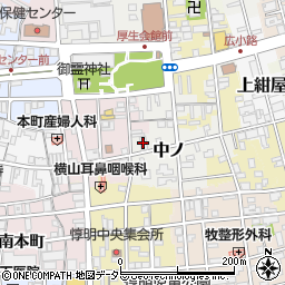 和巻周辺の地図