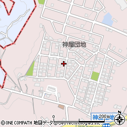 愛知県春日井市神屋町1398-46周辺の地図