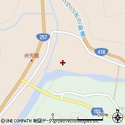 岐阜県恵那市上矢作町3167周辺の地図