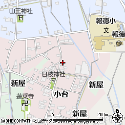 神奈川県小田原市小台103周辺の地図